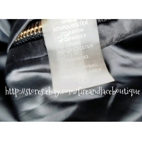 💥NWT💥 CALVIN KLEIN GOLD ZIP SIDE DRESS SZ M 10 - Picture 6 of 7